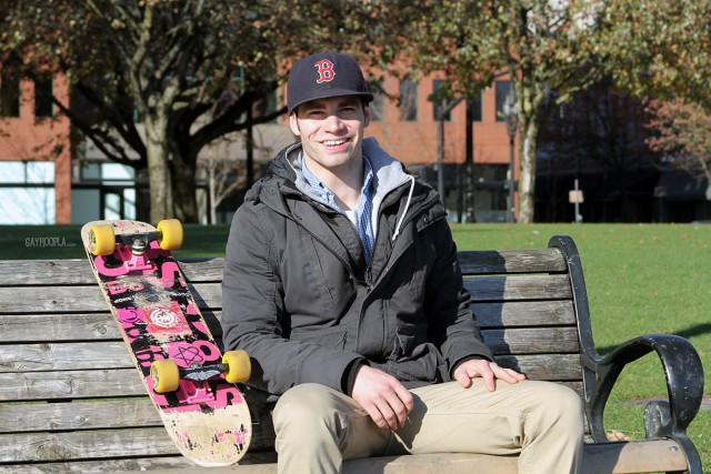Naked Skateboarder James Olsen