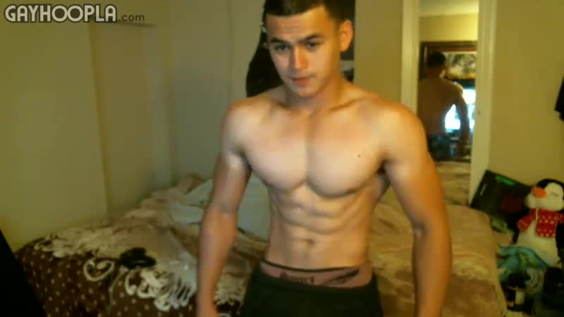 Ripped Latino Teen Is A FREAK