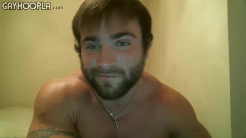 Buff Bear Cub James Jerks Out A Load