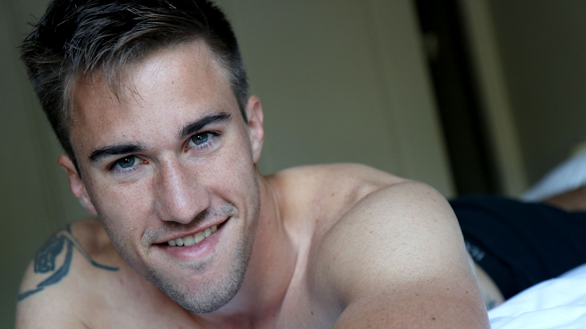 Myles Brownlee Jerks His Cock And CUMS