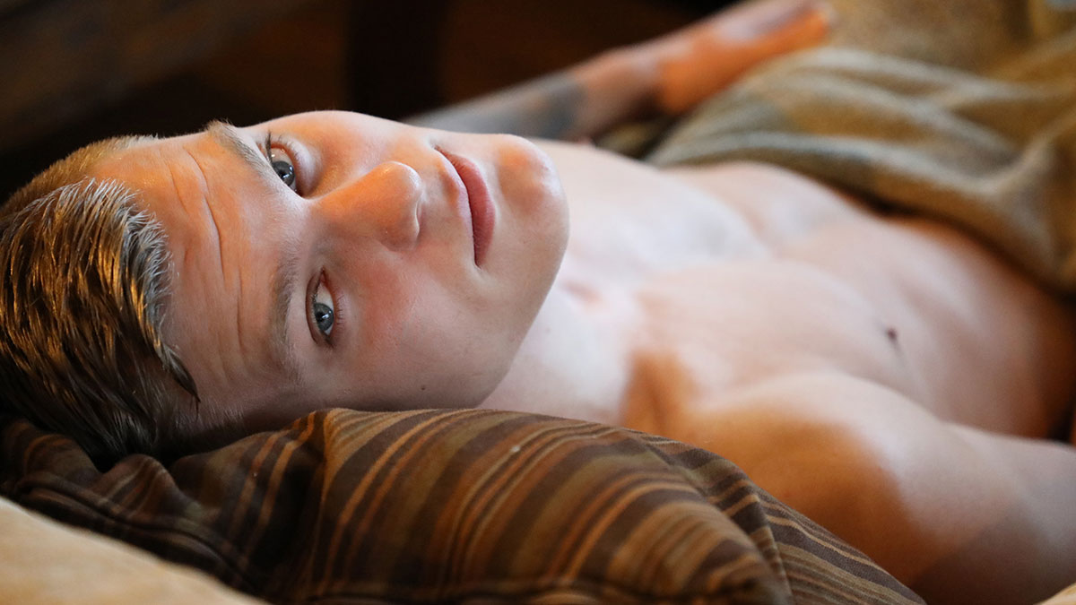 Blue Eyed Jock Axel Woods Jerks Off