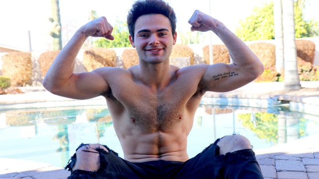 Hairy Young Guy Miguel Purdue Jerks Off