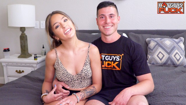 Skylar Angel with Calvin Long — Energetic Skylar Angel Loves Fucking New Guy Calvin Long (photo 2)