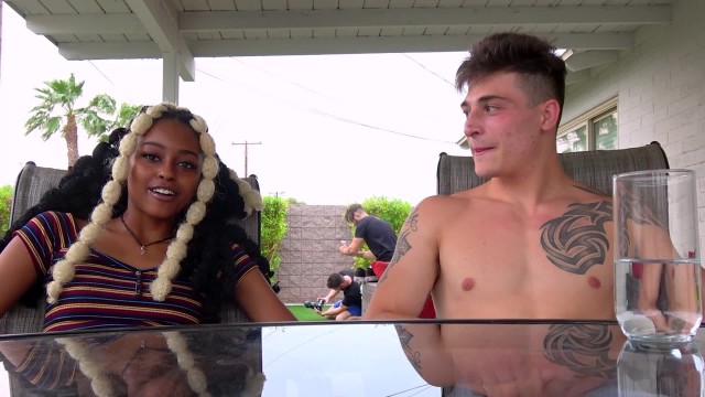 Marie Jacob with Dustin Reynolds with Destiny Mira with Dustin Hazel with Chase Arcangel — 21 Questions With A Porn Star (photo 13)