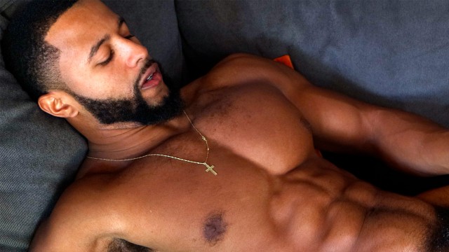 Draco Young Rubs Down His Grade-A Lean Meat