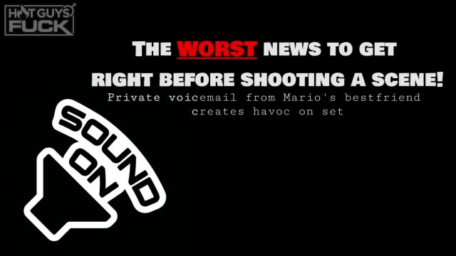  — NOT The News You Want From Your Best Friend Before Filming For HotGuysFUCK... (photo 2)