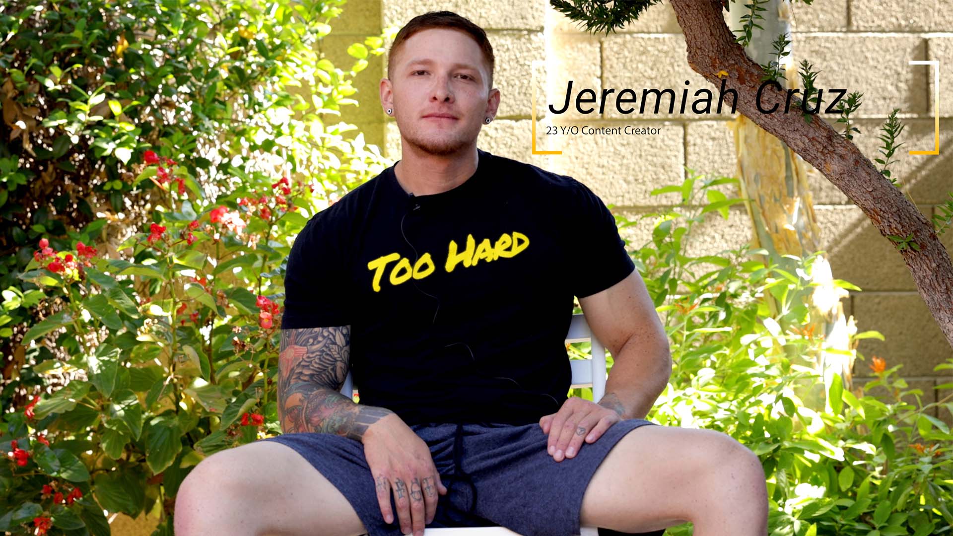 Escalofriando en el set con Jeremiah Cruz