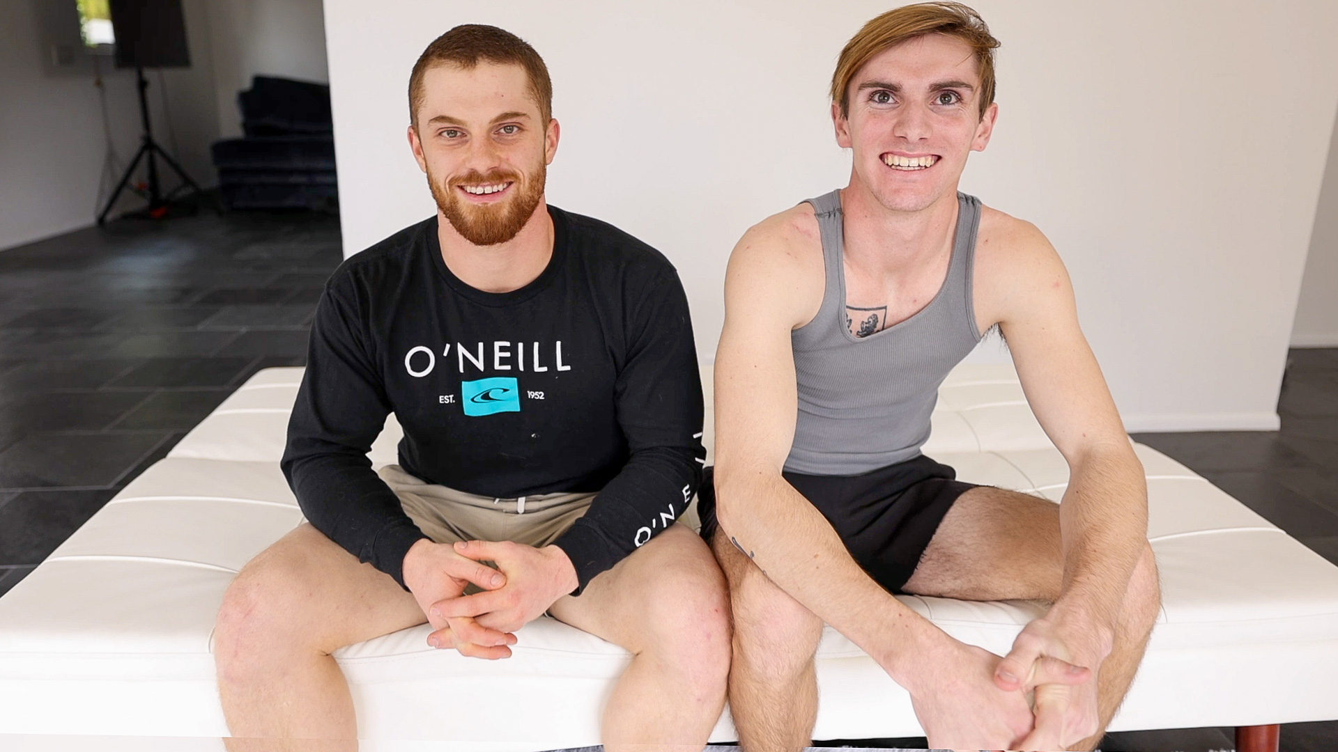 Dustin Hazel & Thomas Fry Gear Up For a Fun Scene