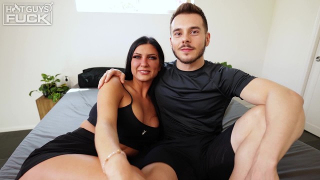 Veena Violetta with Mason Nicklaus — Two HGF Newbies - Mason Nicklaus Warms Up To Veena Violetta (photo 2)
