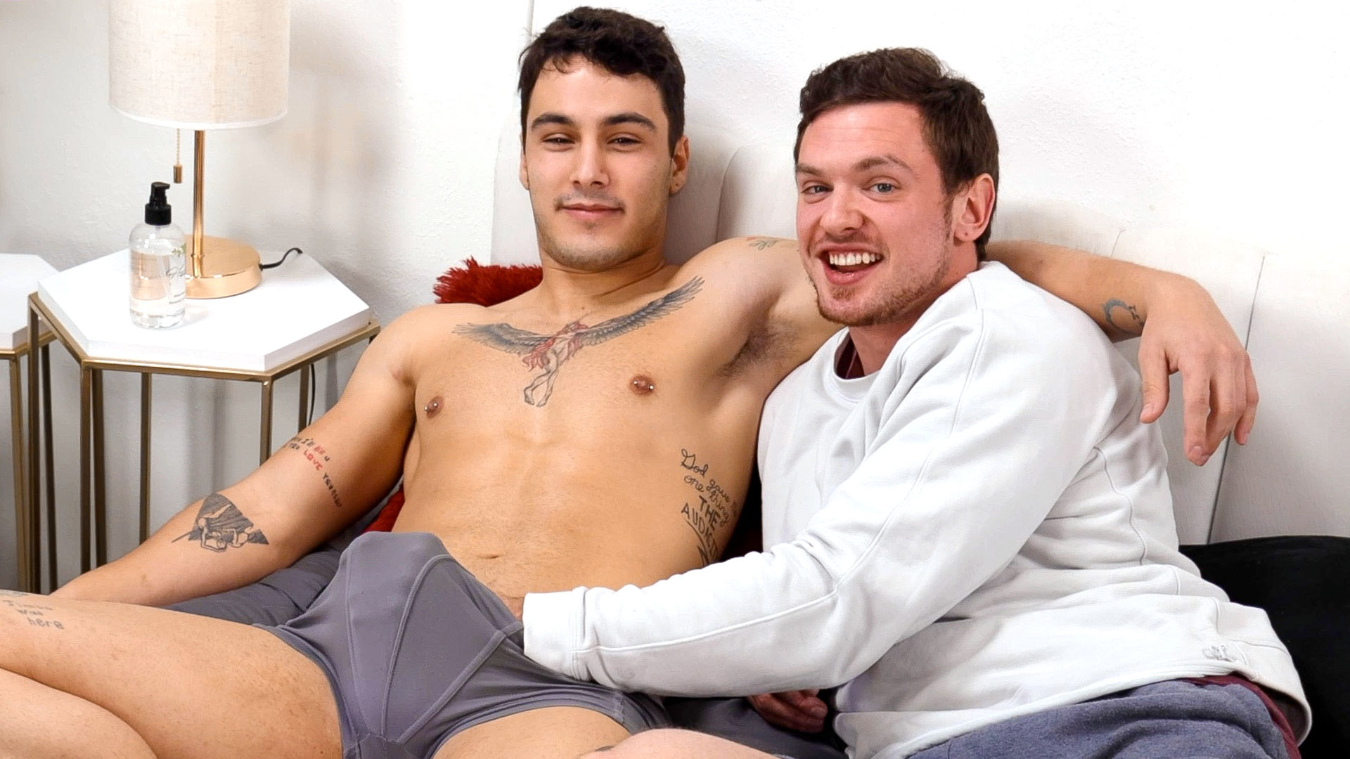 Andy McBride Can't Keep His Hands Off Caleb Mills