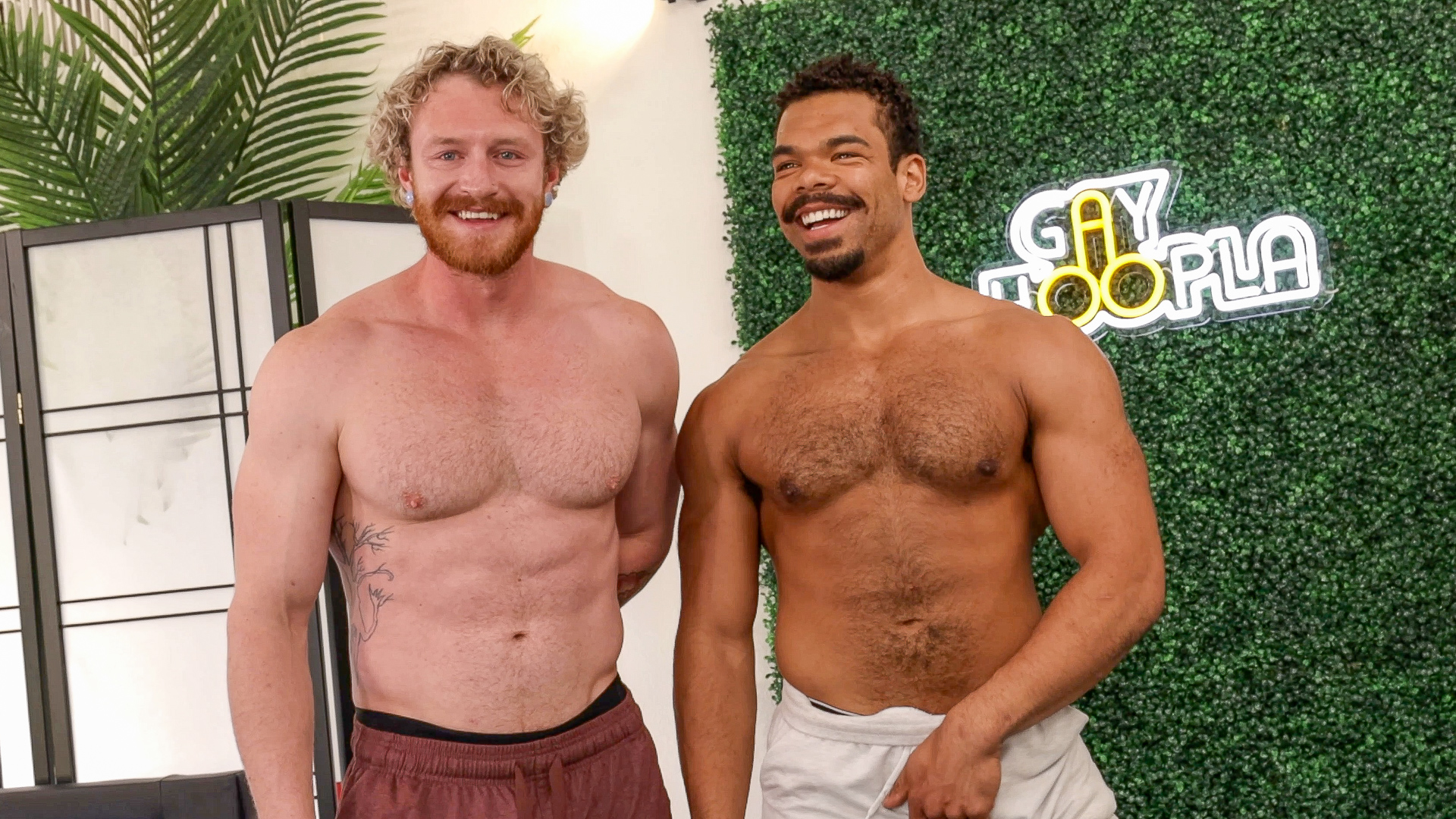 Muscle Studs Brock Bradley & Sage Hardwell Compare Physiques