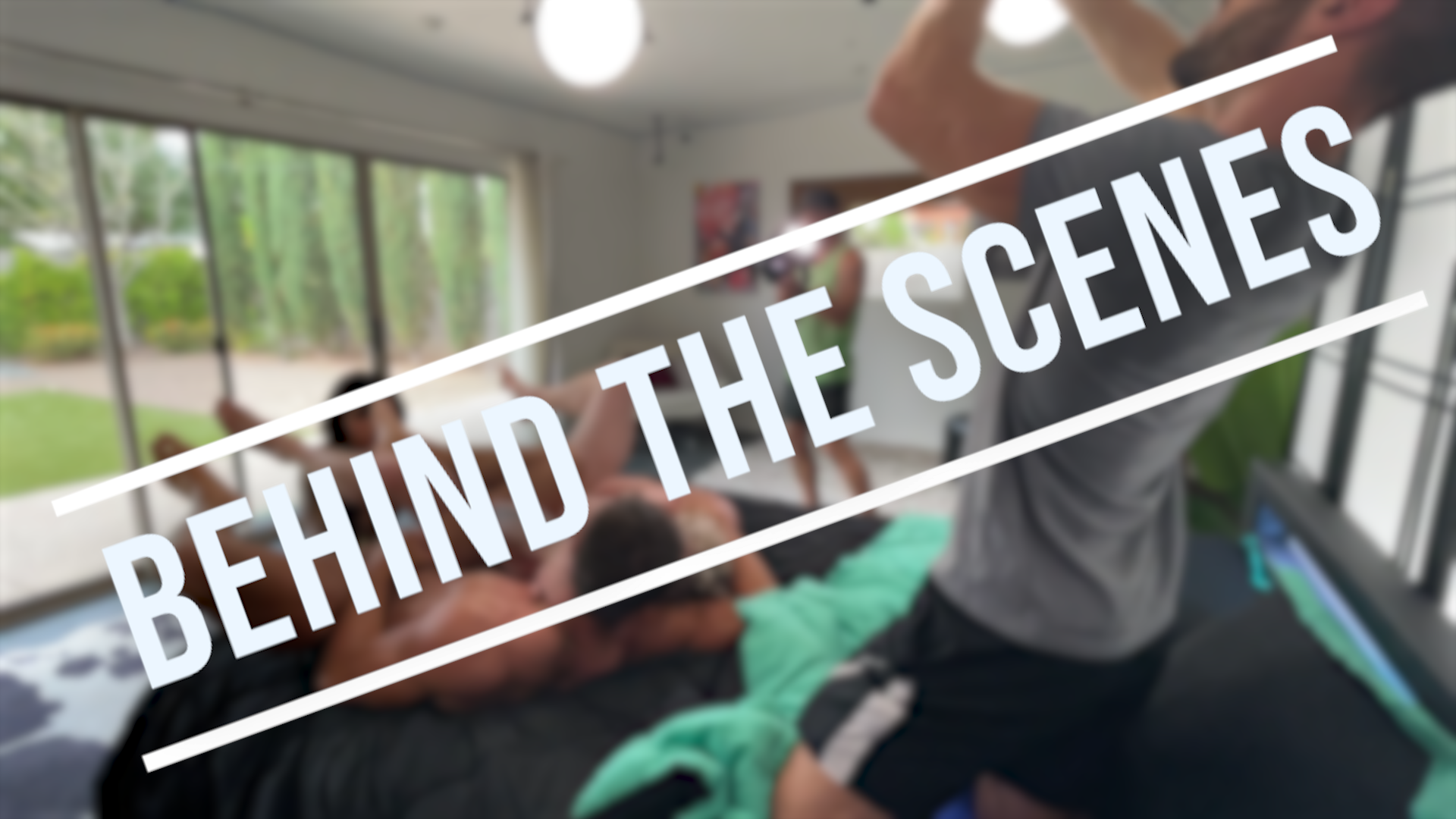 BEHIND THE SCENES: Tan and Ripped Tyler Schultz Fucks His 1st Guy Sage Hardwell with Mai Cox!