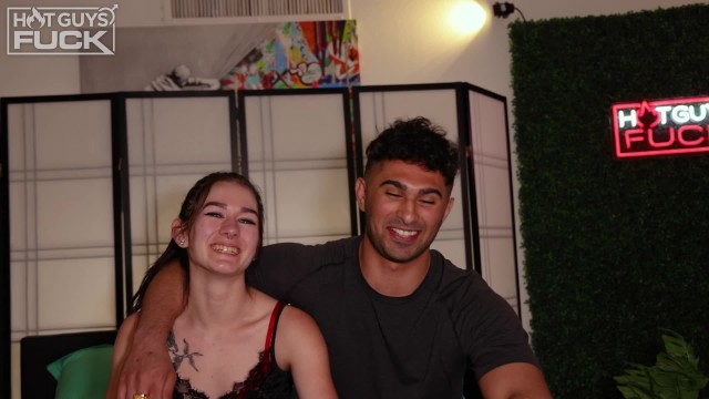 Citlali Hall with Zane Walker — Zane Walker Prepares For The Cum Shot Bounty Hunter Challenge With Citlali Hall (photo 6)