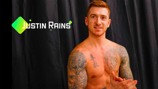 Hot Redhead Justin Rains Breaks The Ice!