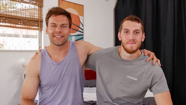 Calvin Russe & Max Harden Can't Wait To Get Their Clothes Off For Their Hot Flip-Flop