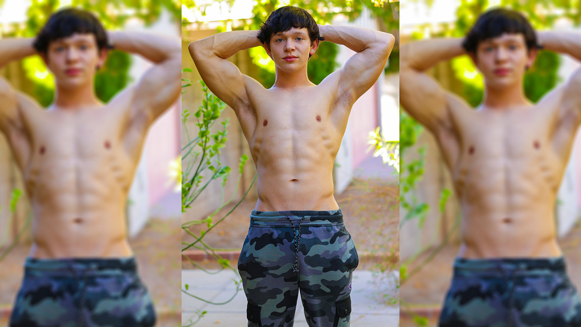 Slate Powers Shows Off His Third Leg!