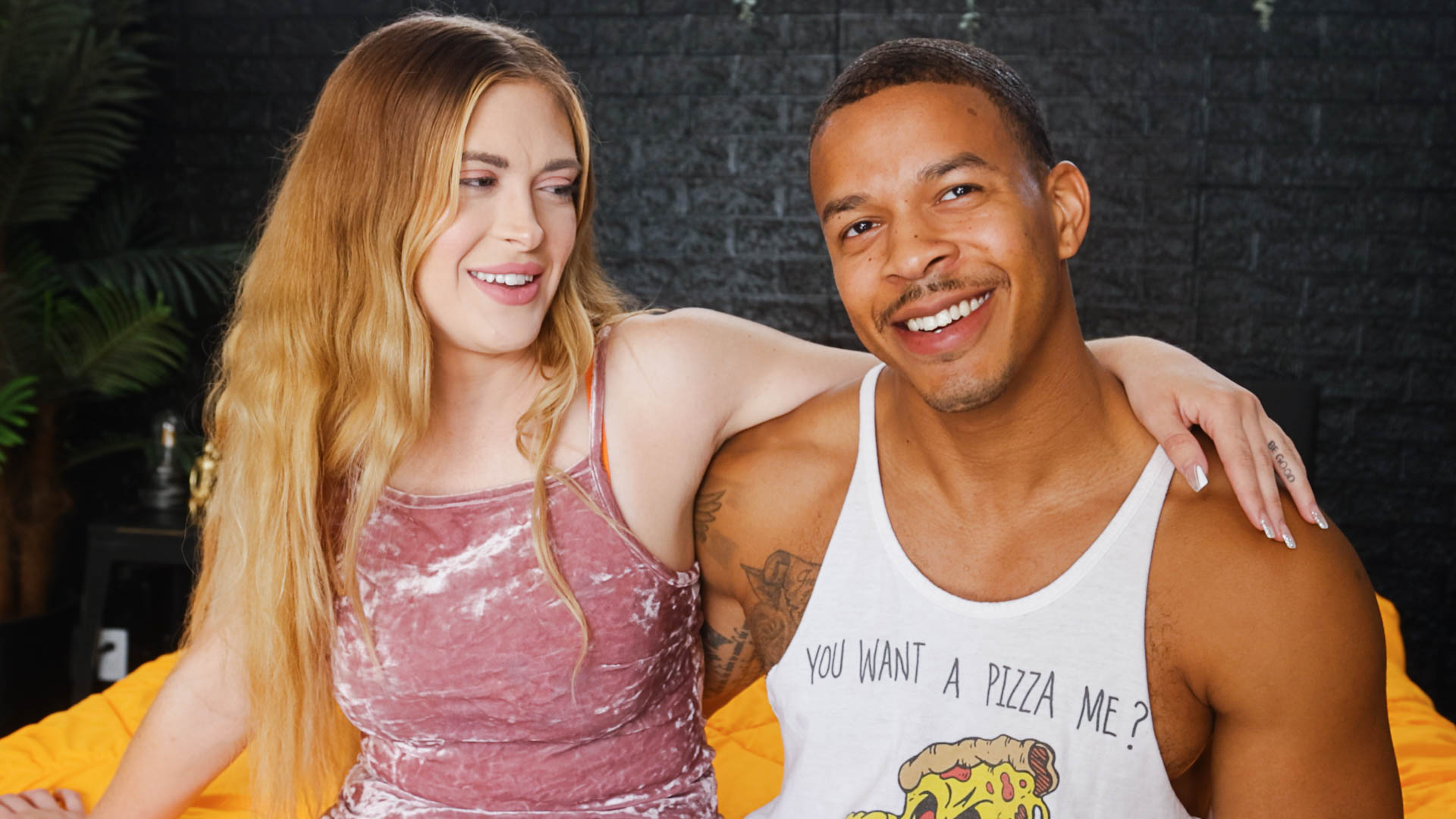 Buster Lakes Can't Wait To See What's Under Lindsay Lee's Dress!