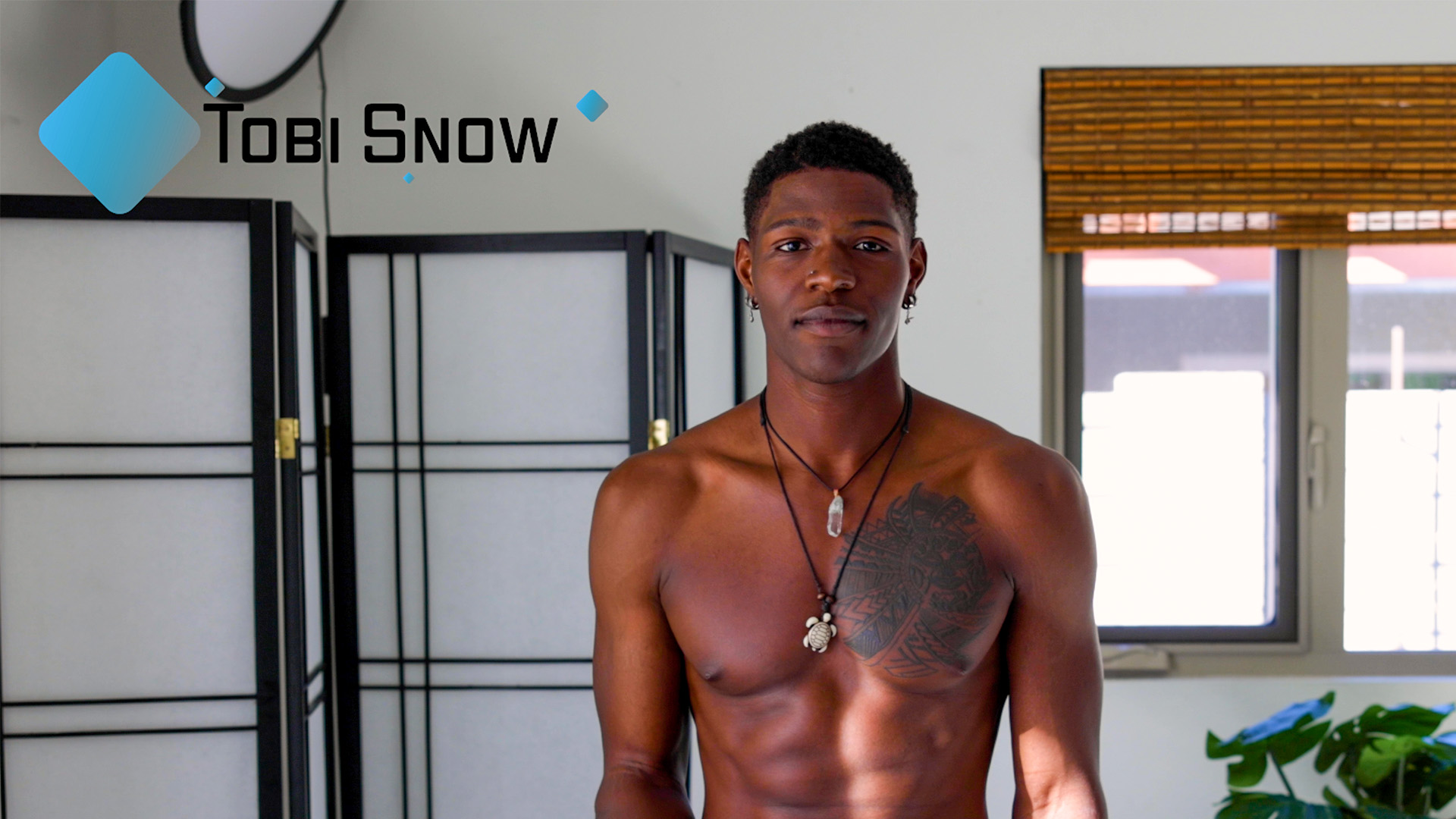 Tobi Snow Knows He's Hot Enough To Be Here!