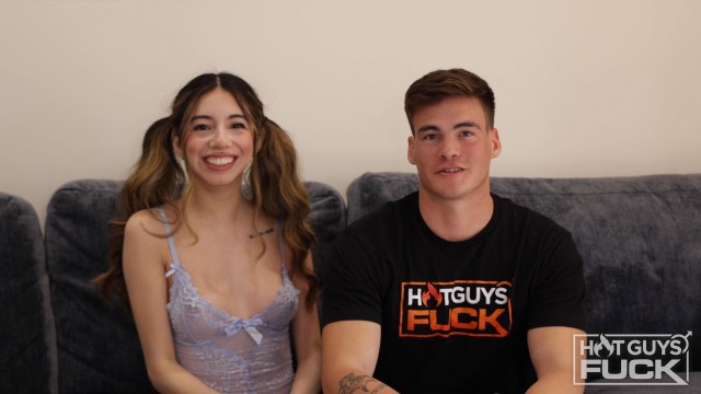 Hayden Mcclean with Camilla Cream — Swimmer Jock Hayden McClean Strokes For 2 Cumshots with Latina Camilla Cream! (photo 8)