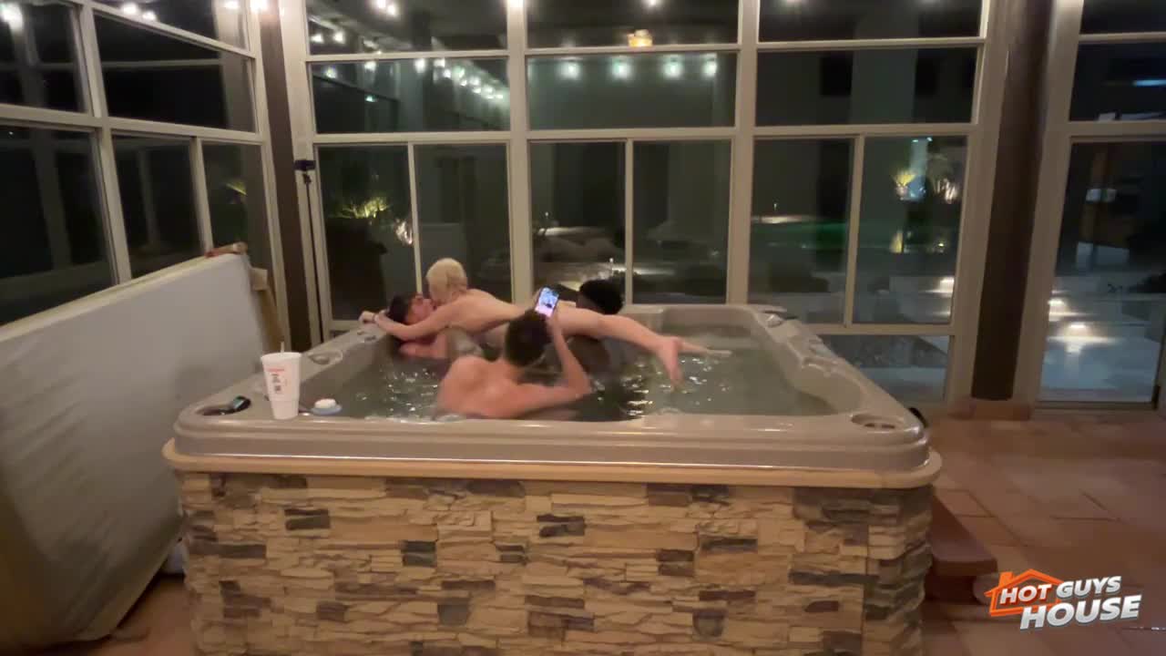Jacuzzi Fun: Swapping Tongues and More
