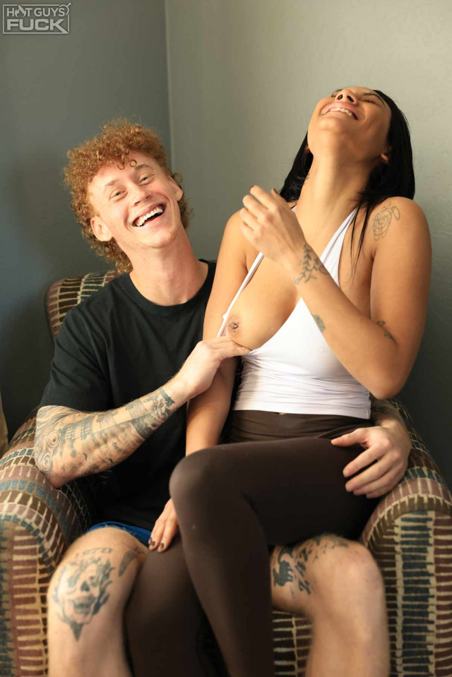 Jade Frost with Rax Sloan — Fiery Red-Head Rax Sloan Delivers Big Cock to Jade Frost! (photo 21)